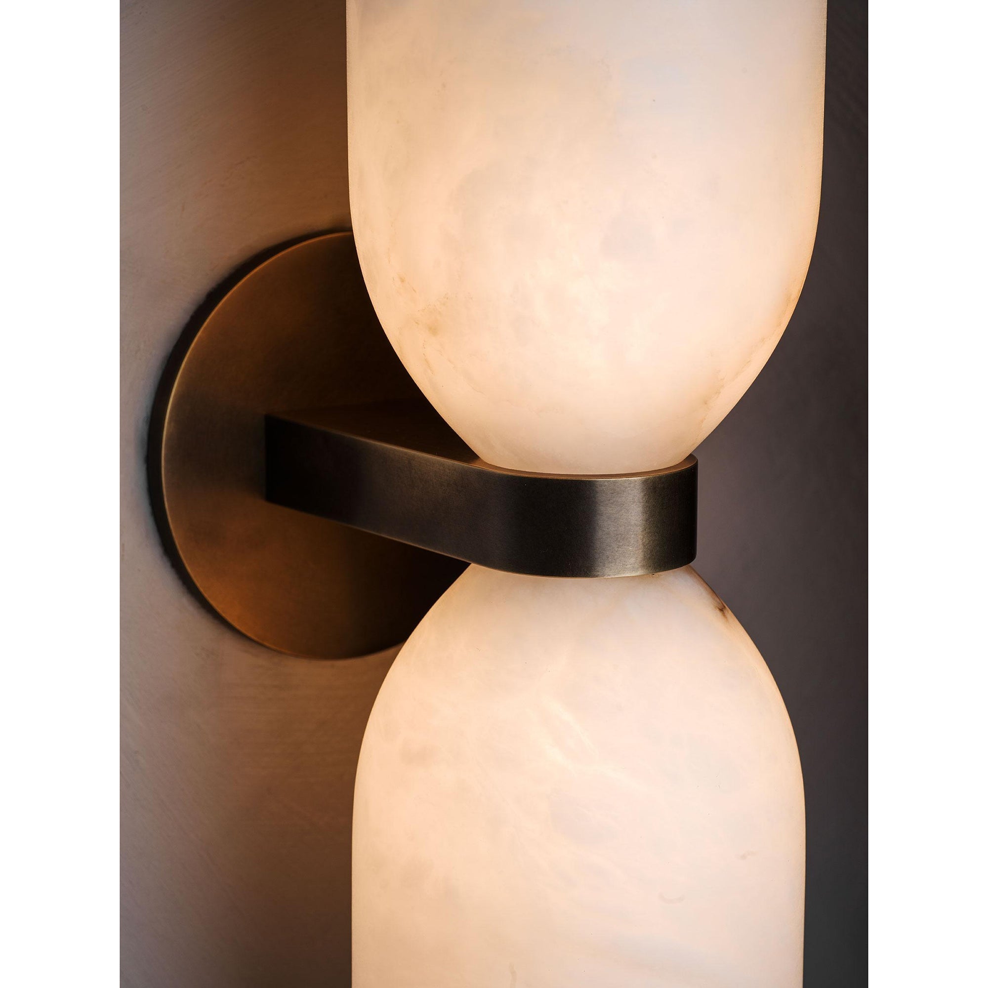 Tandem Alabaster Wall Lamp