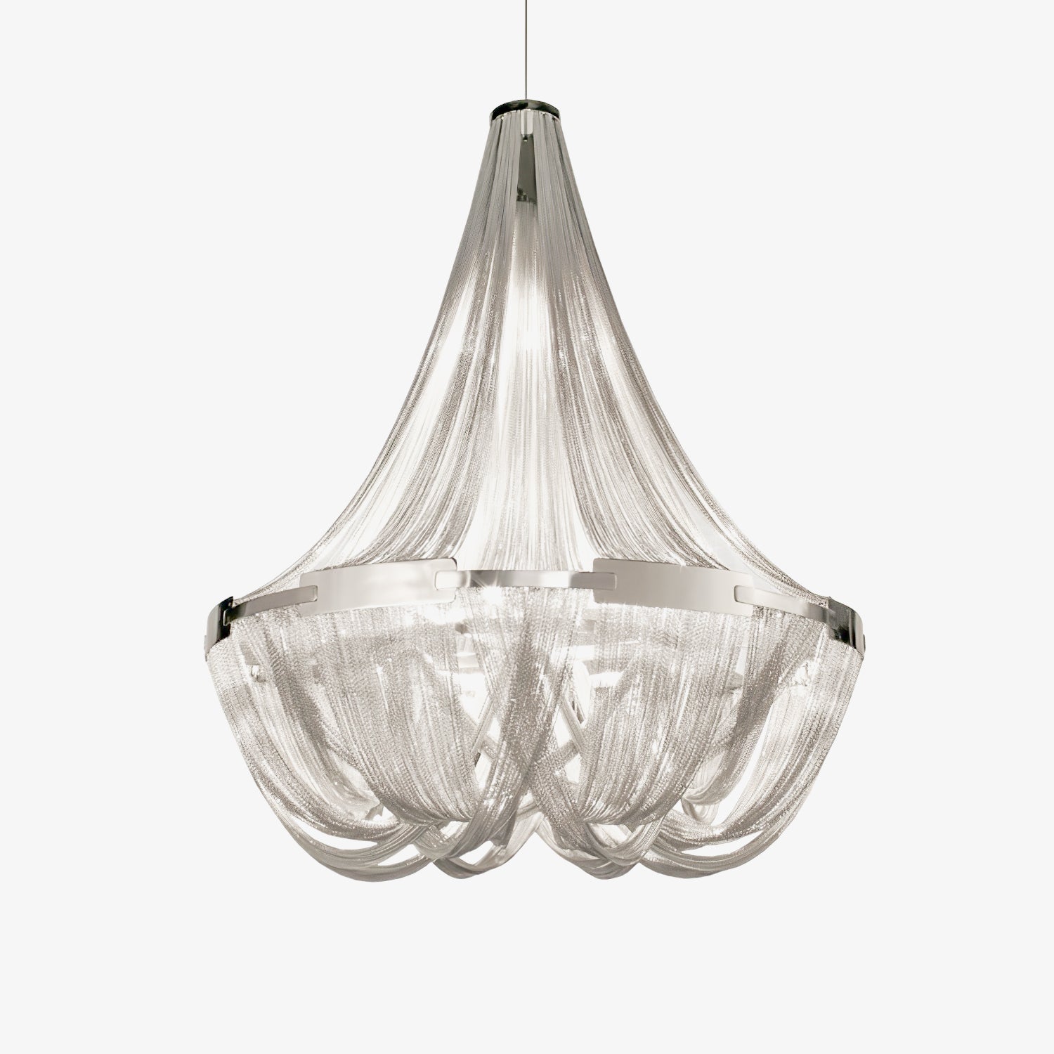 Alisa Tassel Aluminum Chain Chandelier