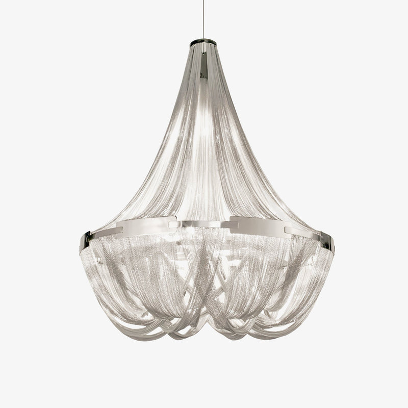 Alisa Tassel Aluminum Chain Chandelier