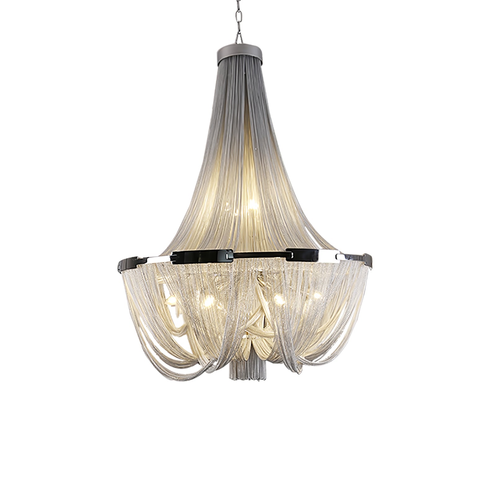 Alisa Tassel Aluminum Chain Chandelier