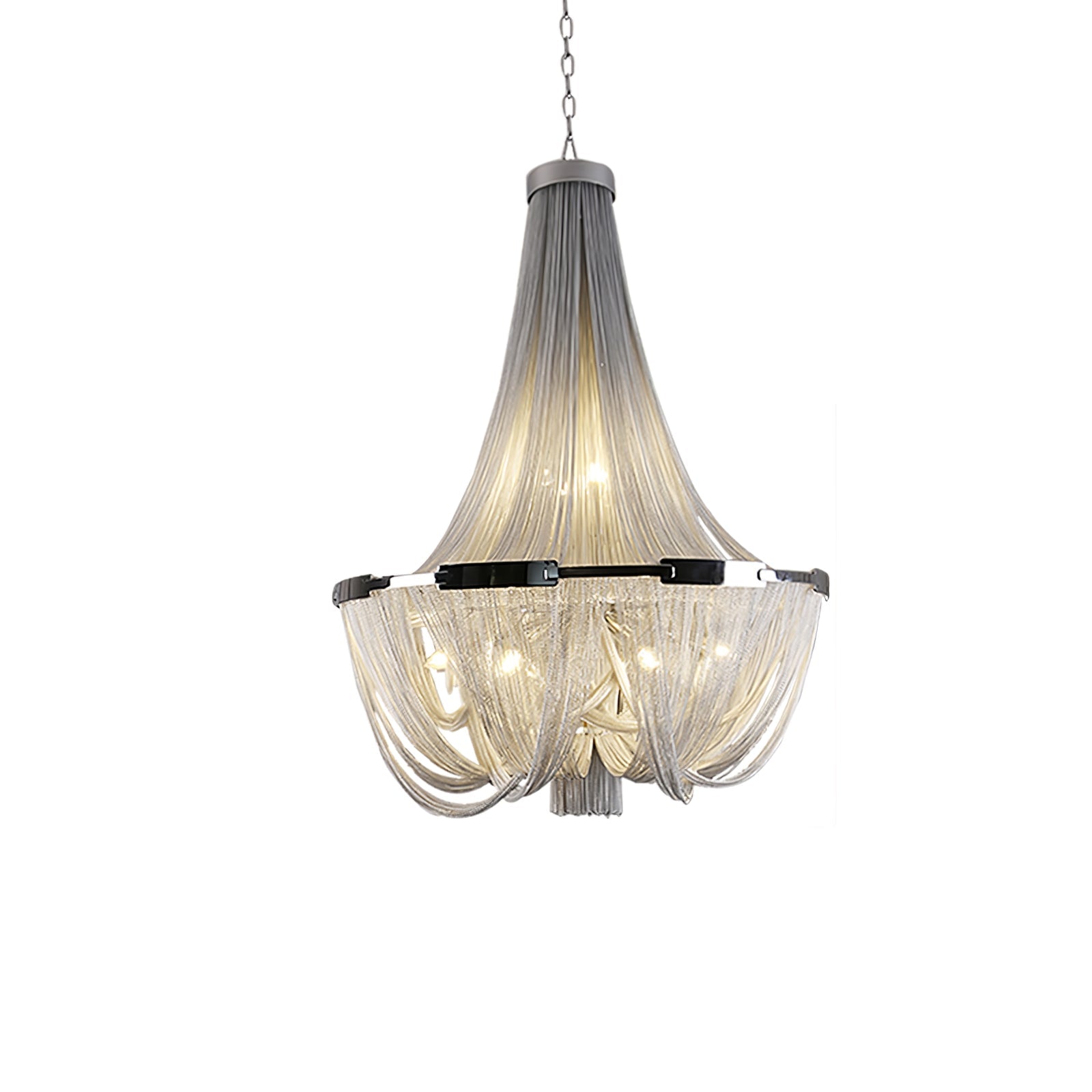 Alisa Tassel Aluminum Chain Chandelier
