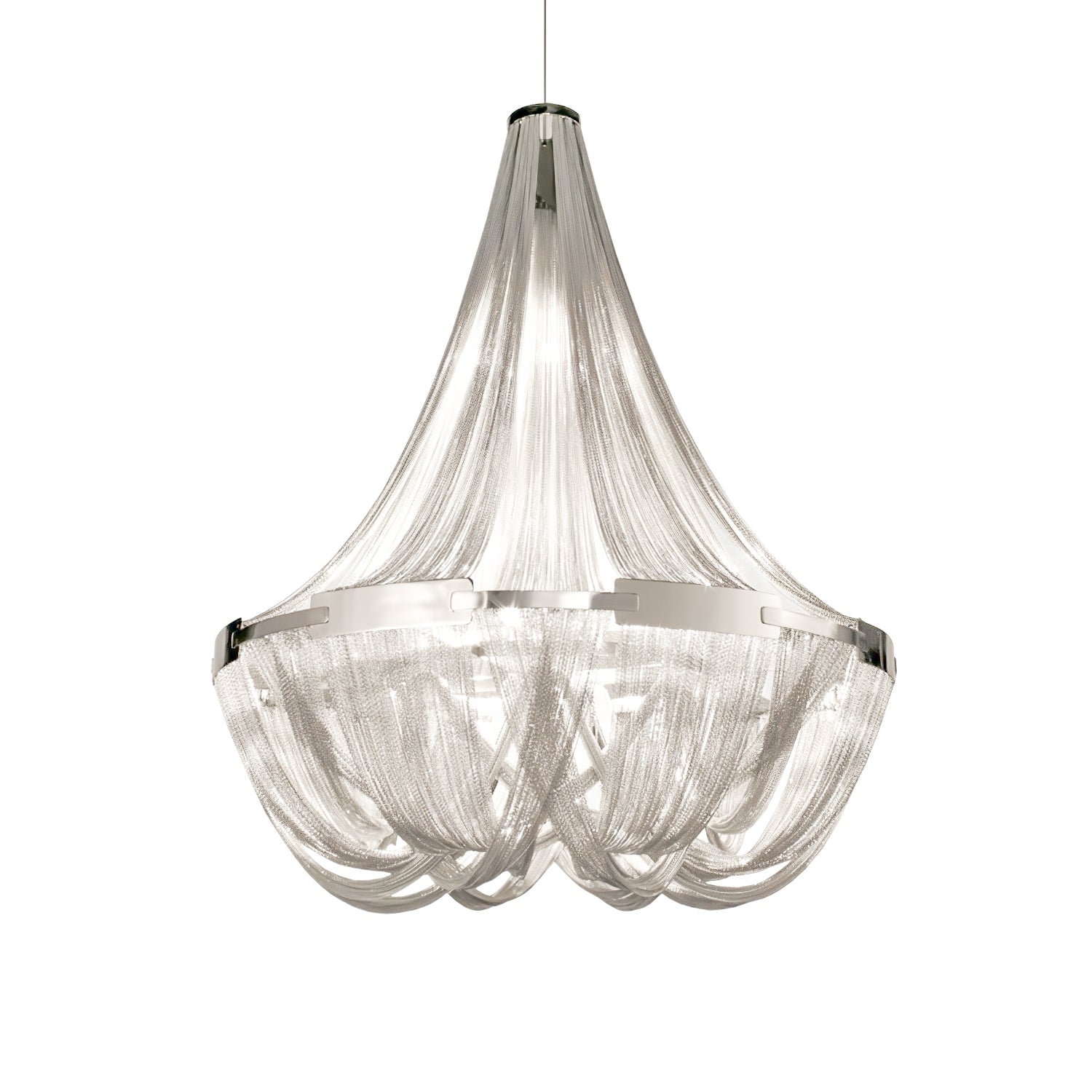 Alisa Tassel Aluminum Chain Chandelier