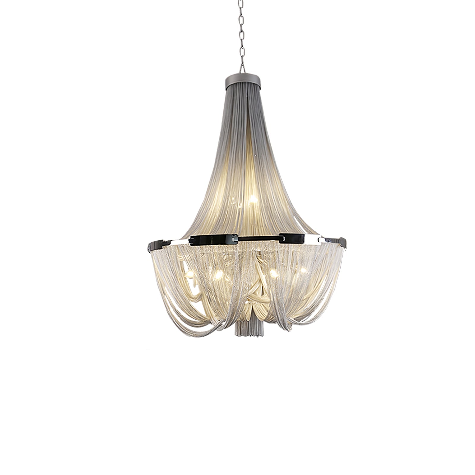 Alisa Tassel Aluminum Chain Chandelier