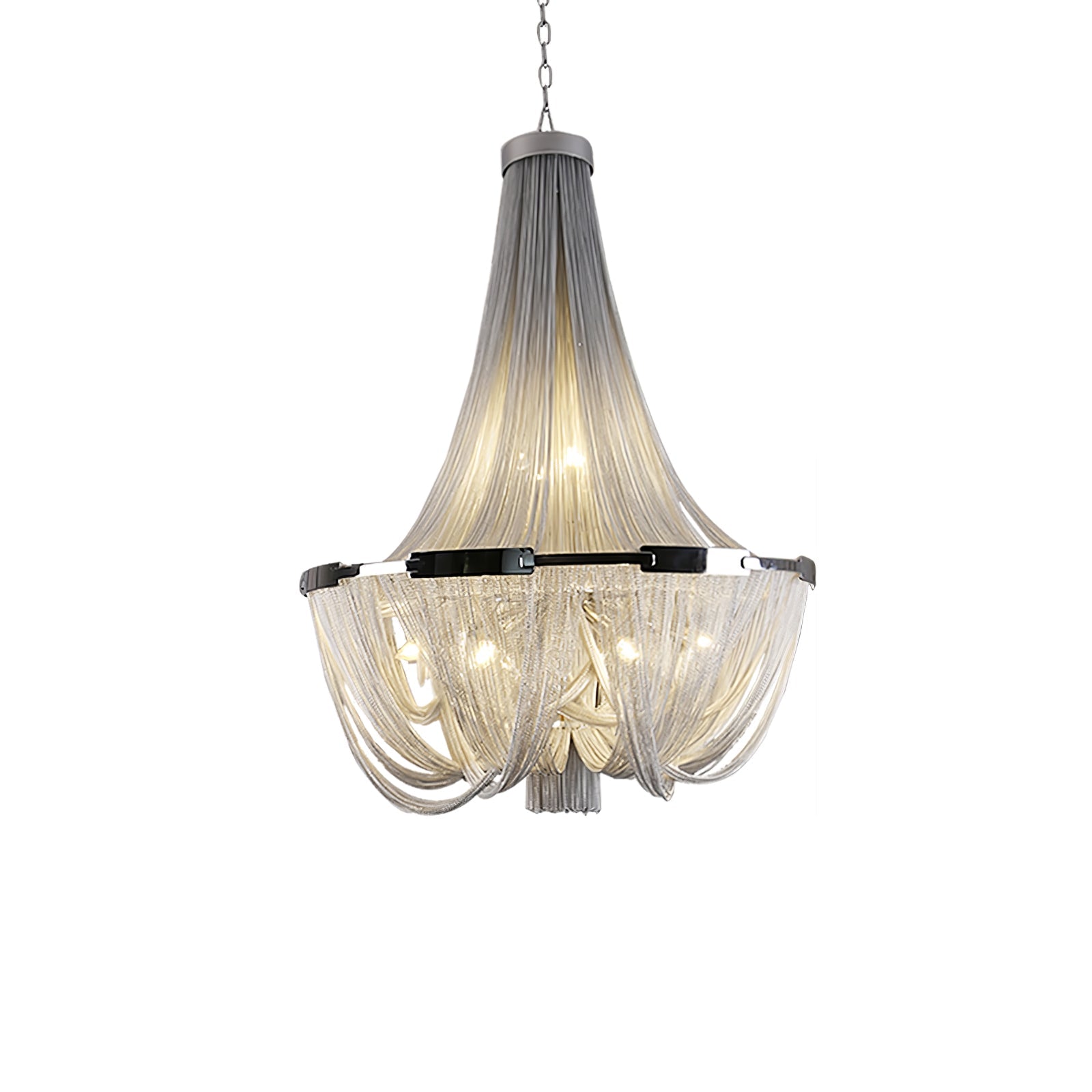 Alisa Tassel Aluminum Chain Chandelier