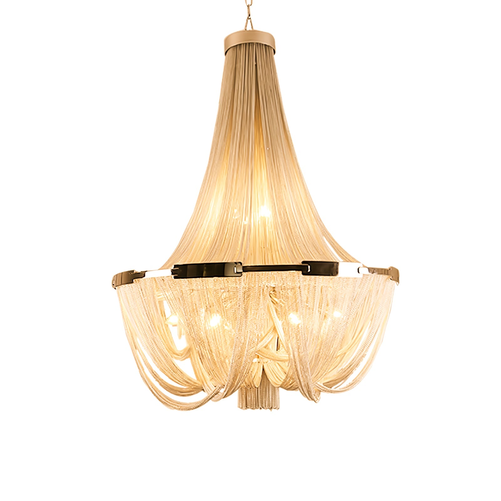 Alisa Tassel Aluminum Chain Chandelier
