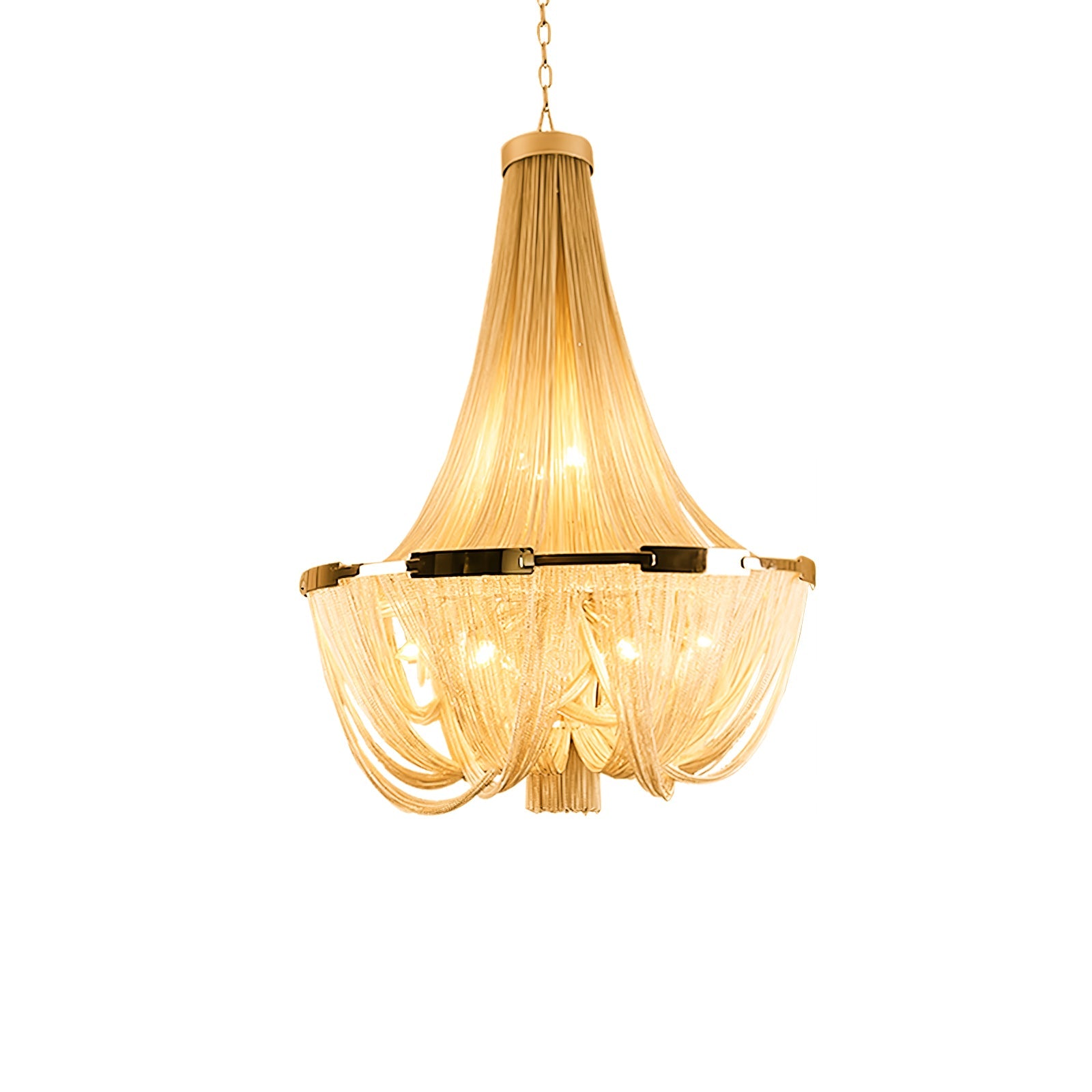 Alisa Tassel Aluminum Chain Chandelier