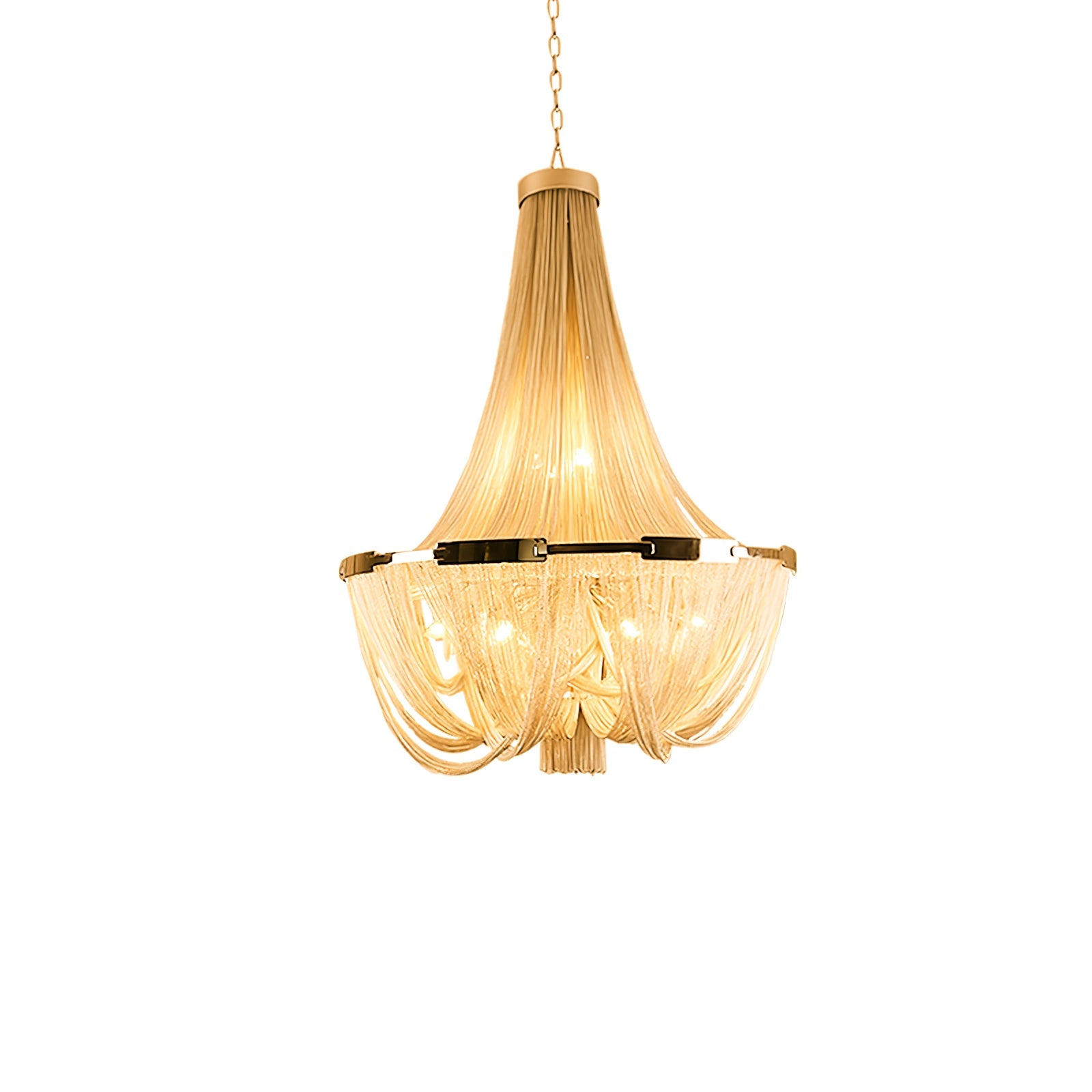 Alisa Tassel Aluminum Chain Chandelier