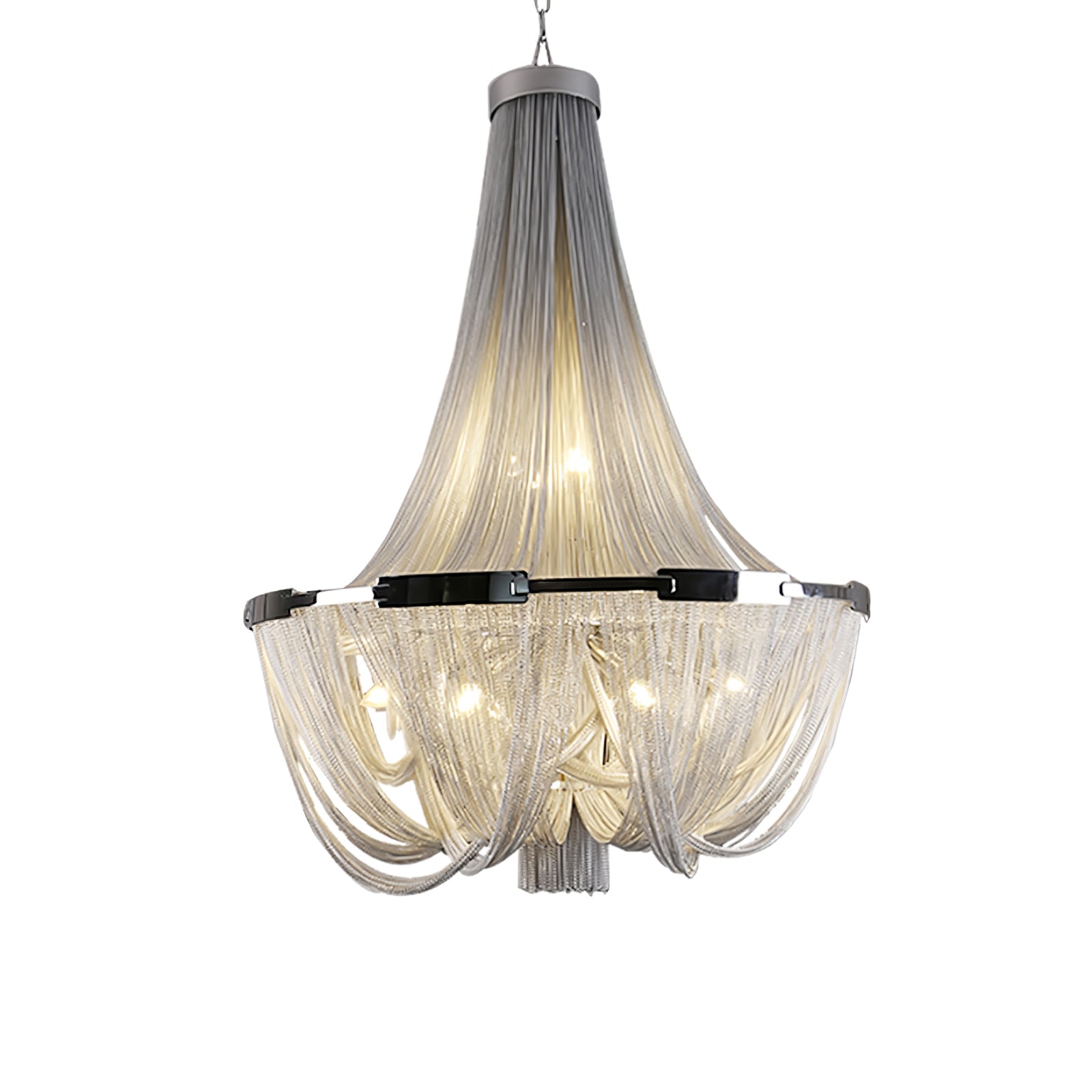 Alisa Tassel Aluminum Chain Chandelier