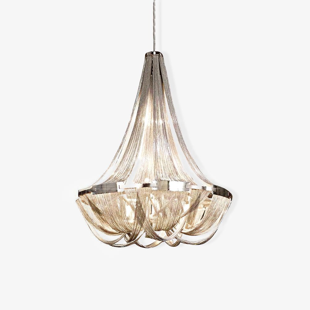 Alisa Tassel Aluminum Chain Chandelier