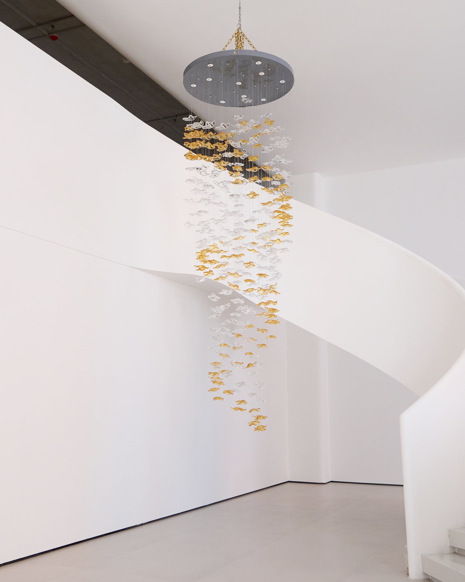 Tidal Art Glass Pendants