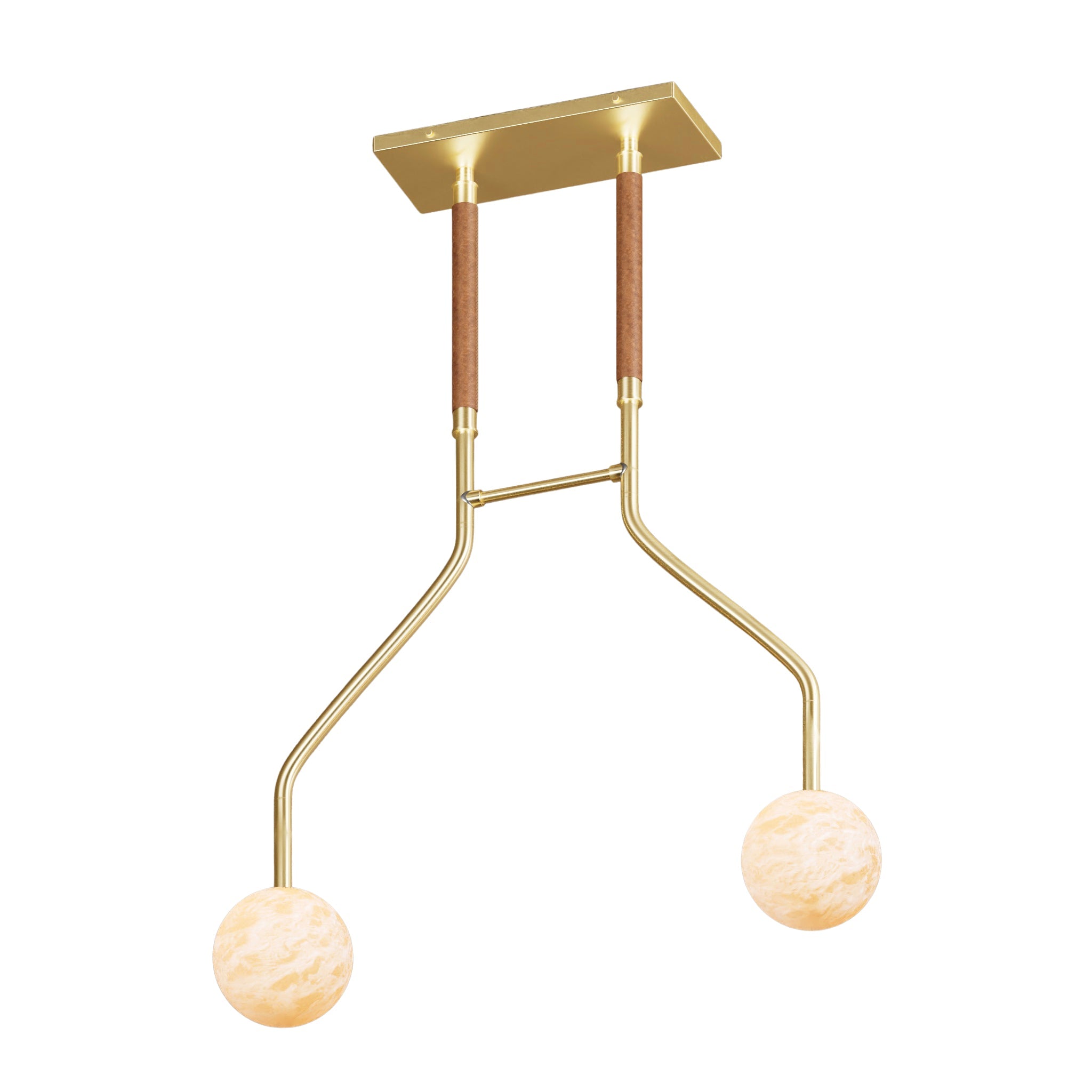 Peaks Alabaster Vanity Pendant