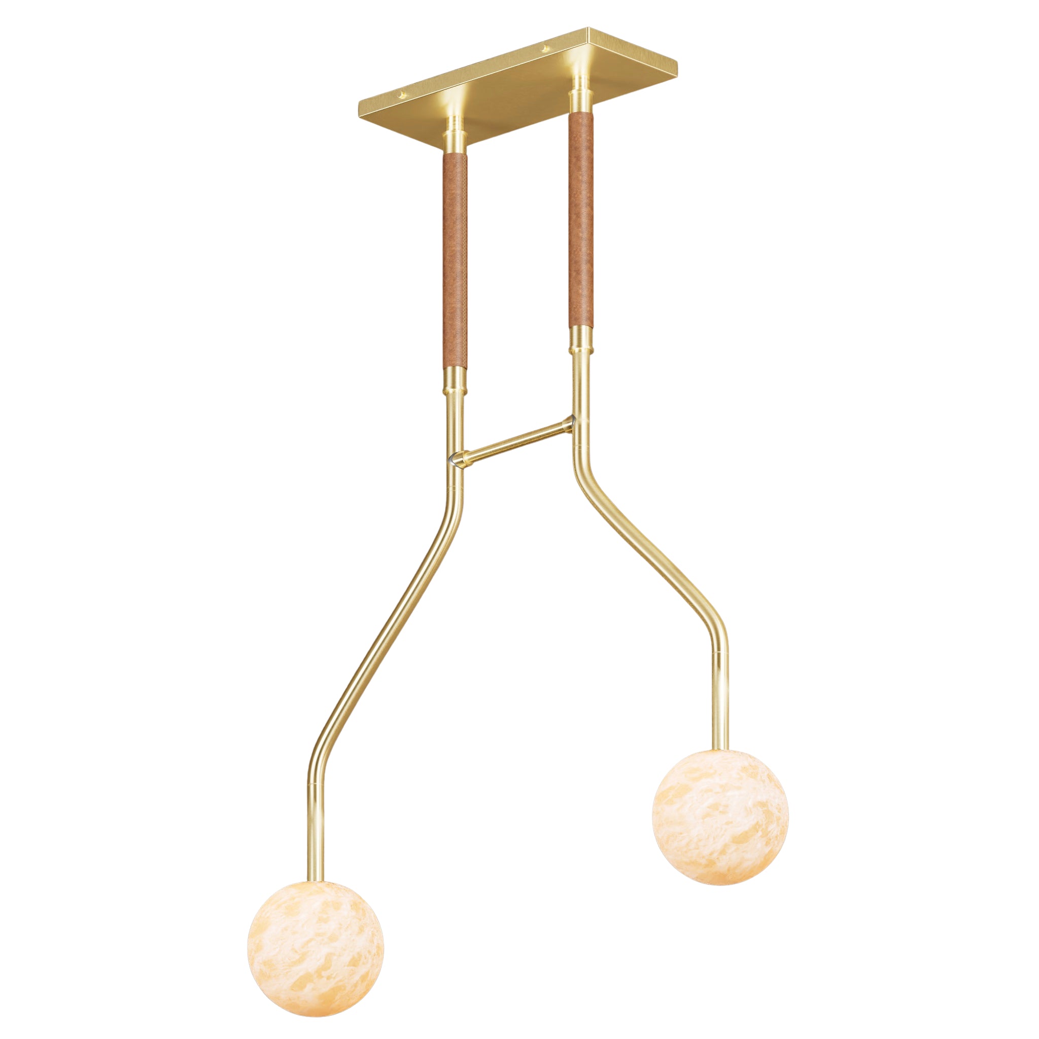 Peaks Alabaster Vanity Pendant