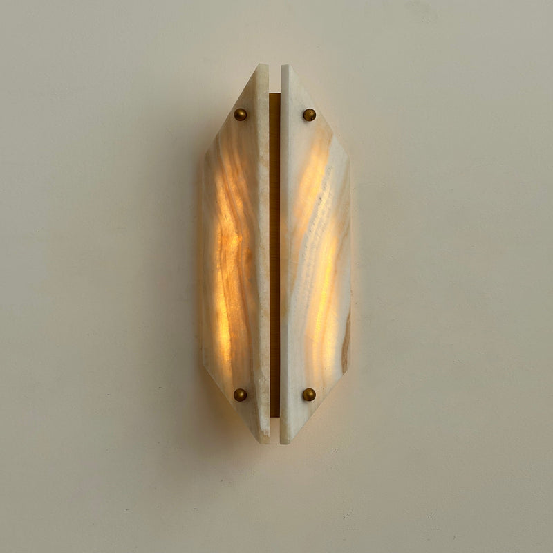 Vivien Alabaster Stone Wall Lamp