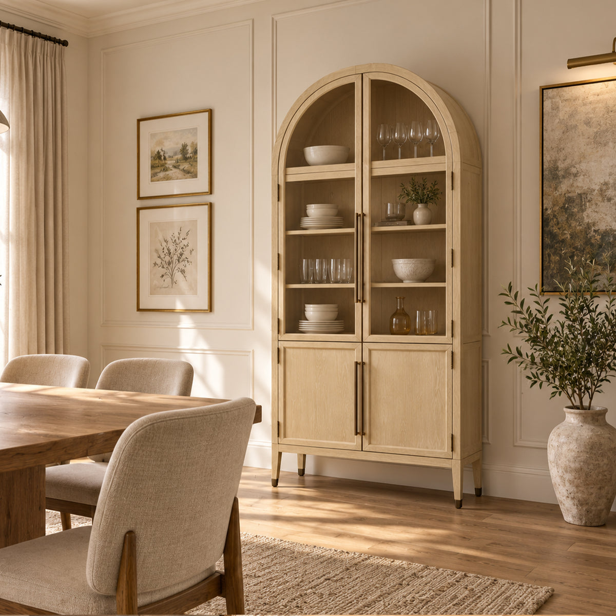 Hattiea Glass Cabinet