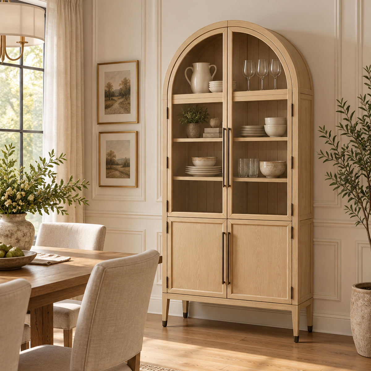 Hattiea Glass Cabinet