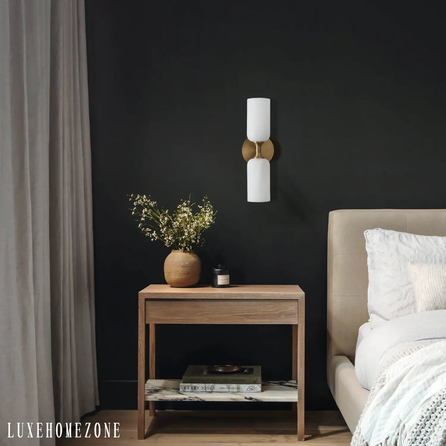 Monty Alabaster Linear Wall Sconce