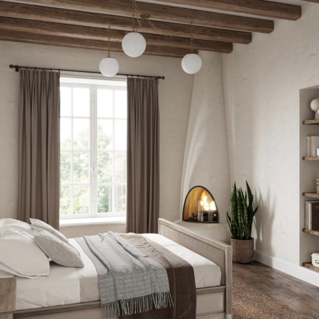 Alabaster 3 Swag Pendant