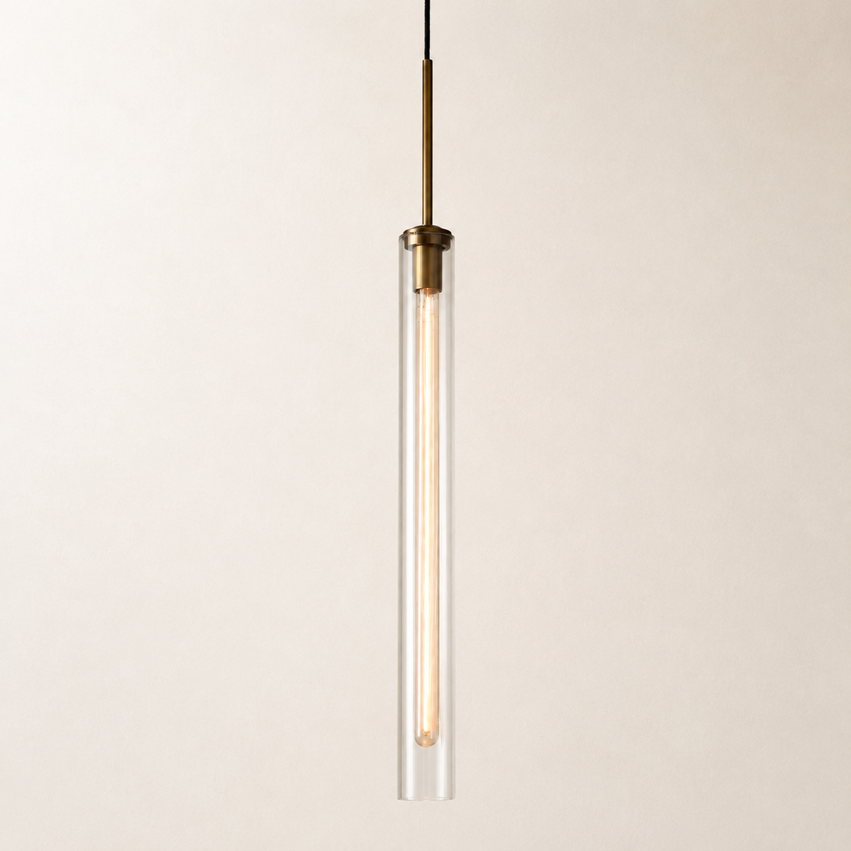 Verina Fluted Glass Pendant