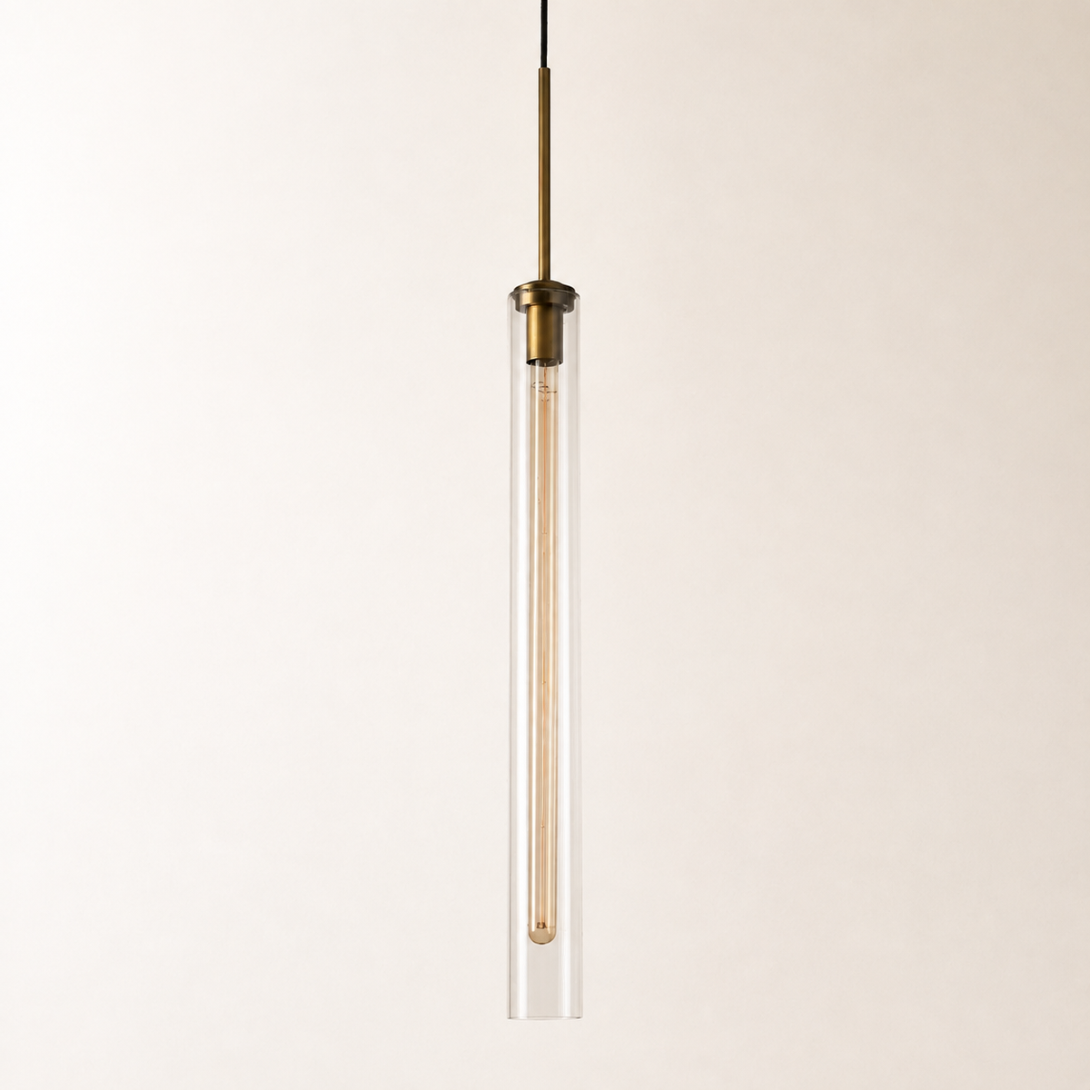 Verina Fluted Glass Pendant