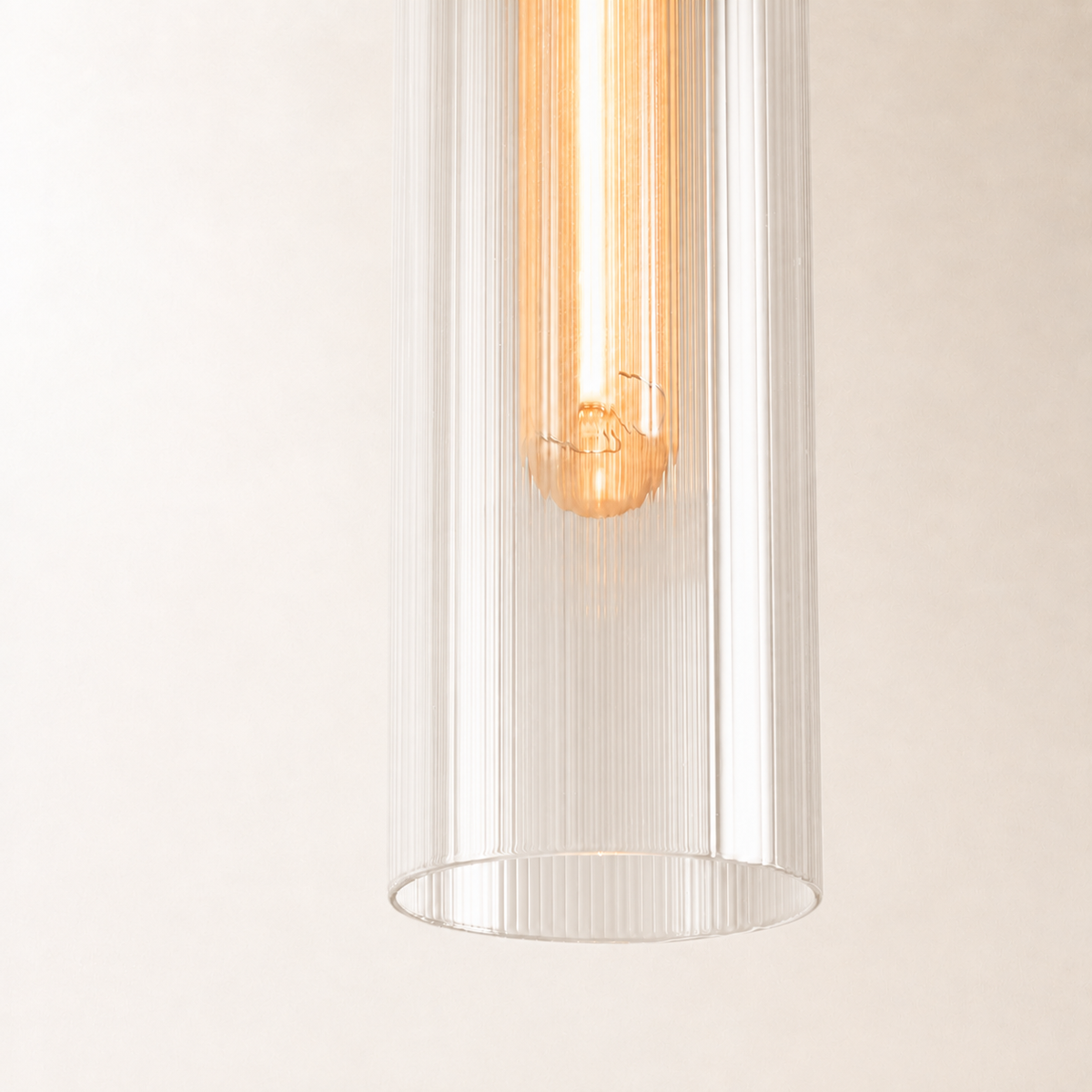 Verina Fluted Glass Pendant