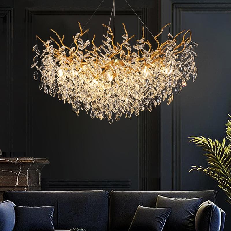 TLL Branch Luxury Polyhedral Crystal Chandelier