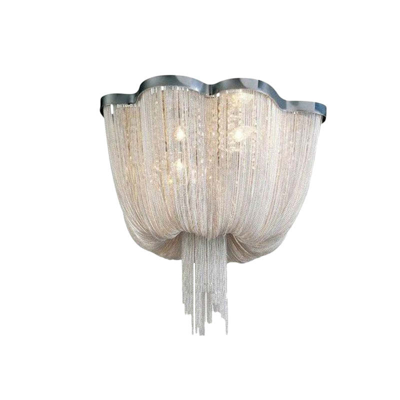 Alisa Tassel Ceiling Light Post-Modern Chandelier Aluminum Chain Light