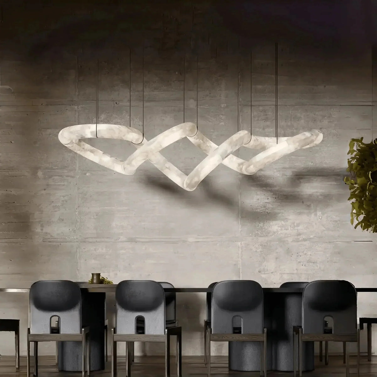 Infinity Massive Alabaster Chandelier
