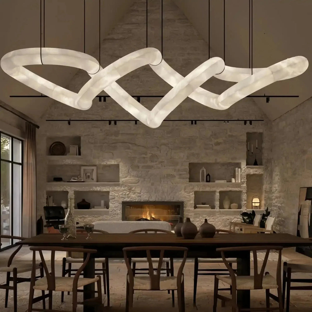 Infinity Massive Alabaster Chandelier