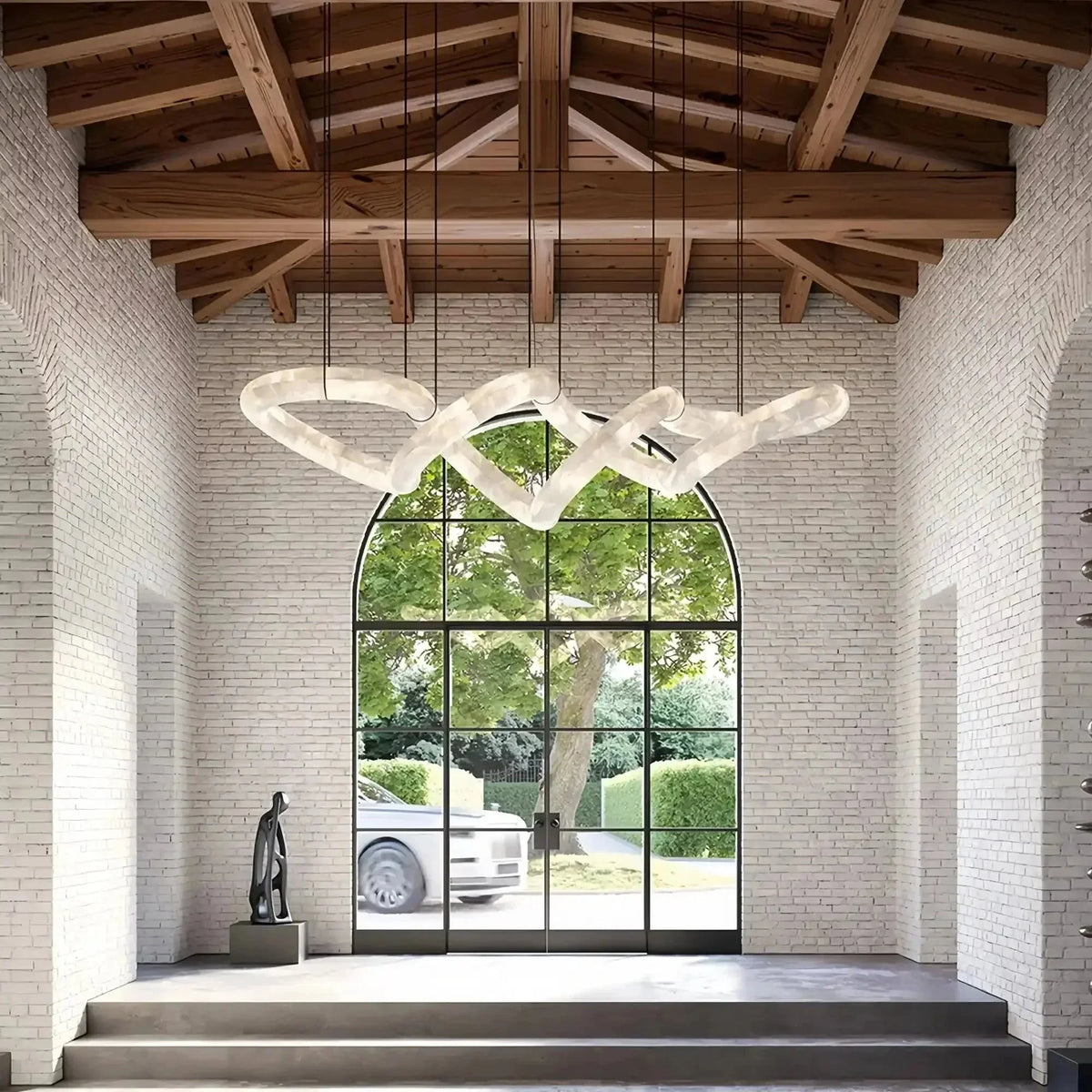 Infinity Massive Alabaster Chandelier
