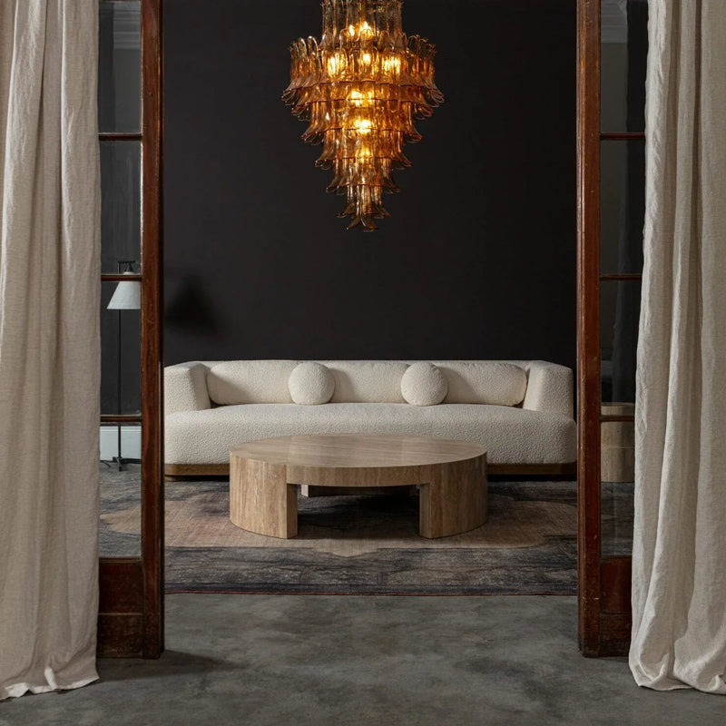 Amber Petalo Chandelier