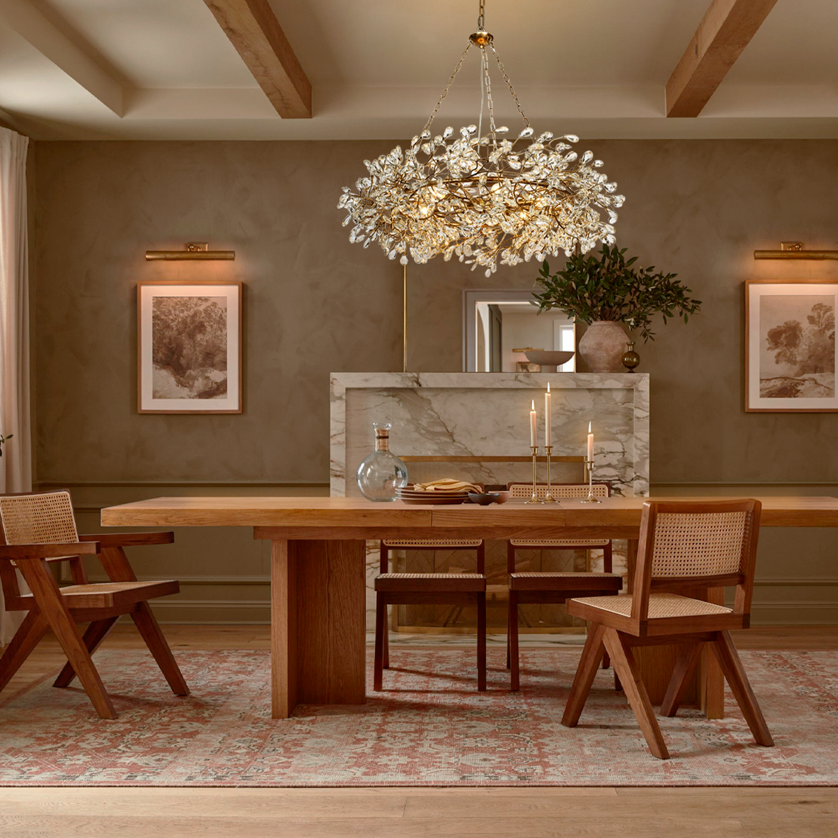 Petala Crown Chandelier 39" 48" 60"