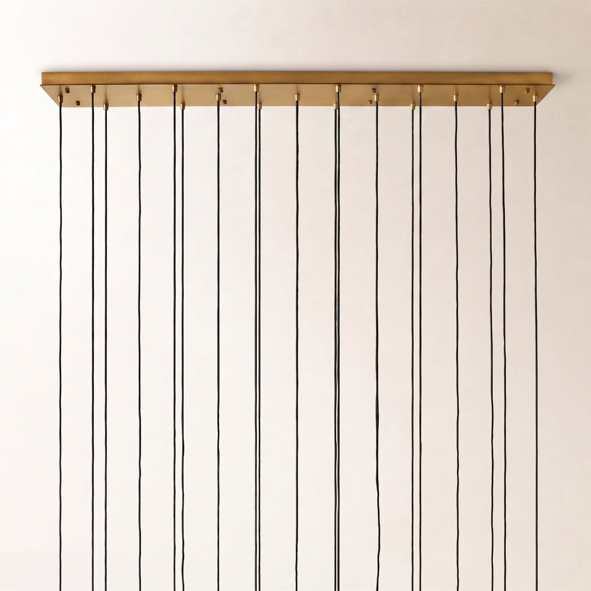 Verina Linear Hammered Glass Chandelier