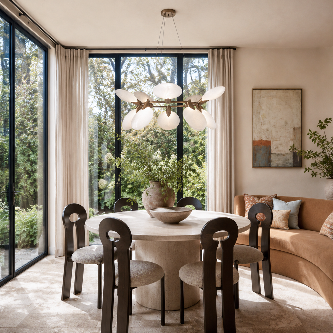 Leafloor Round Chandelier