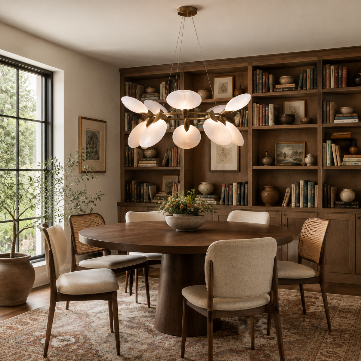 Leafloor Round Chandelier