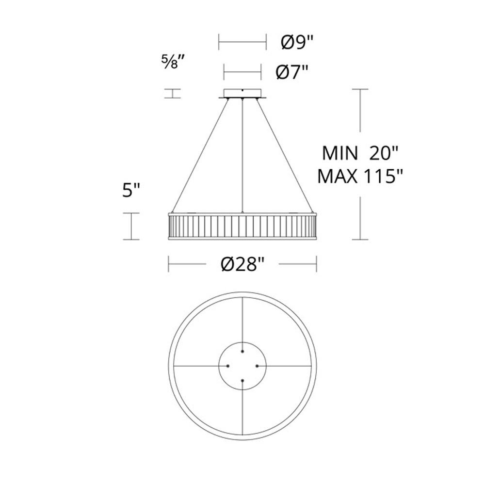 Coliseo LED Chandelier