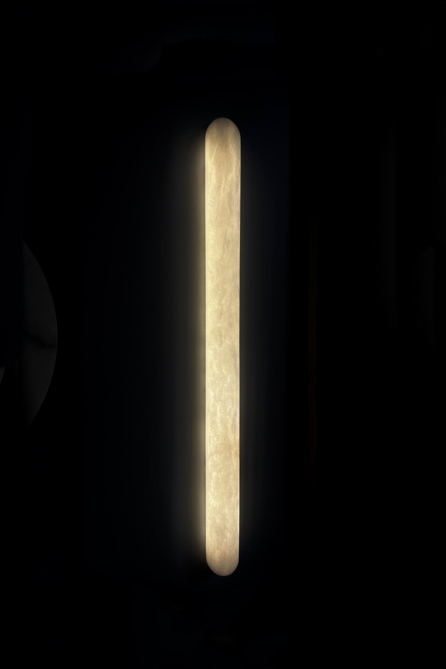 Alabaster Tubular Wall Light, 65cm