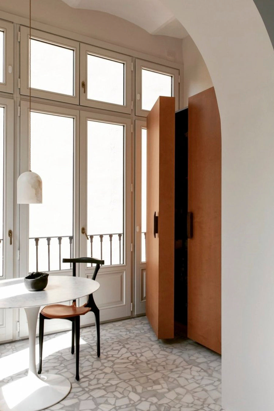 Belfry Alabaster Pendant Light with Cable