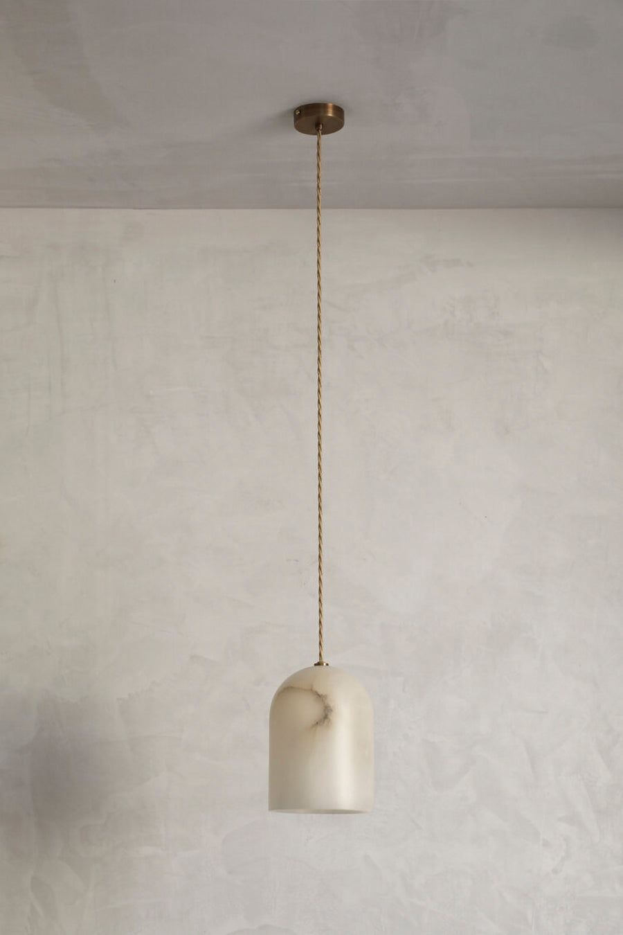 Belfry Alabaster Pendant Light with Cable