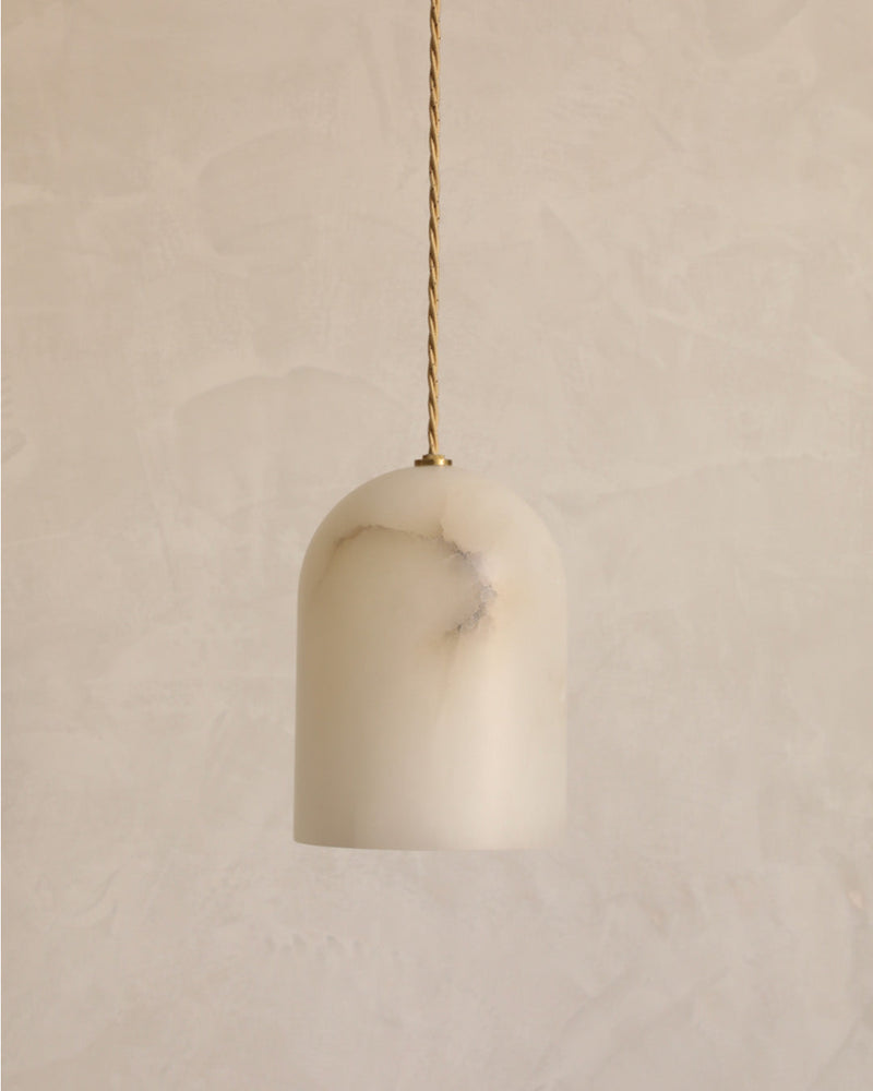 Belfry Alabaster Pendant Light with Cable