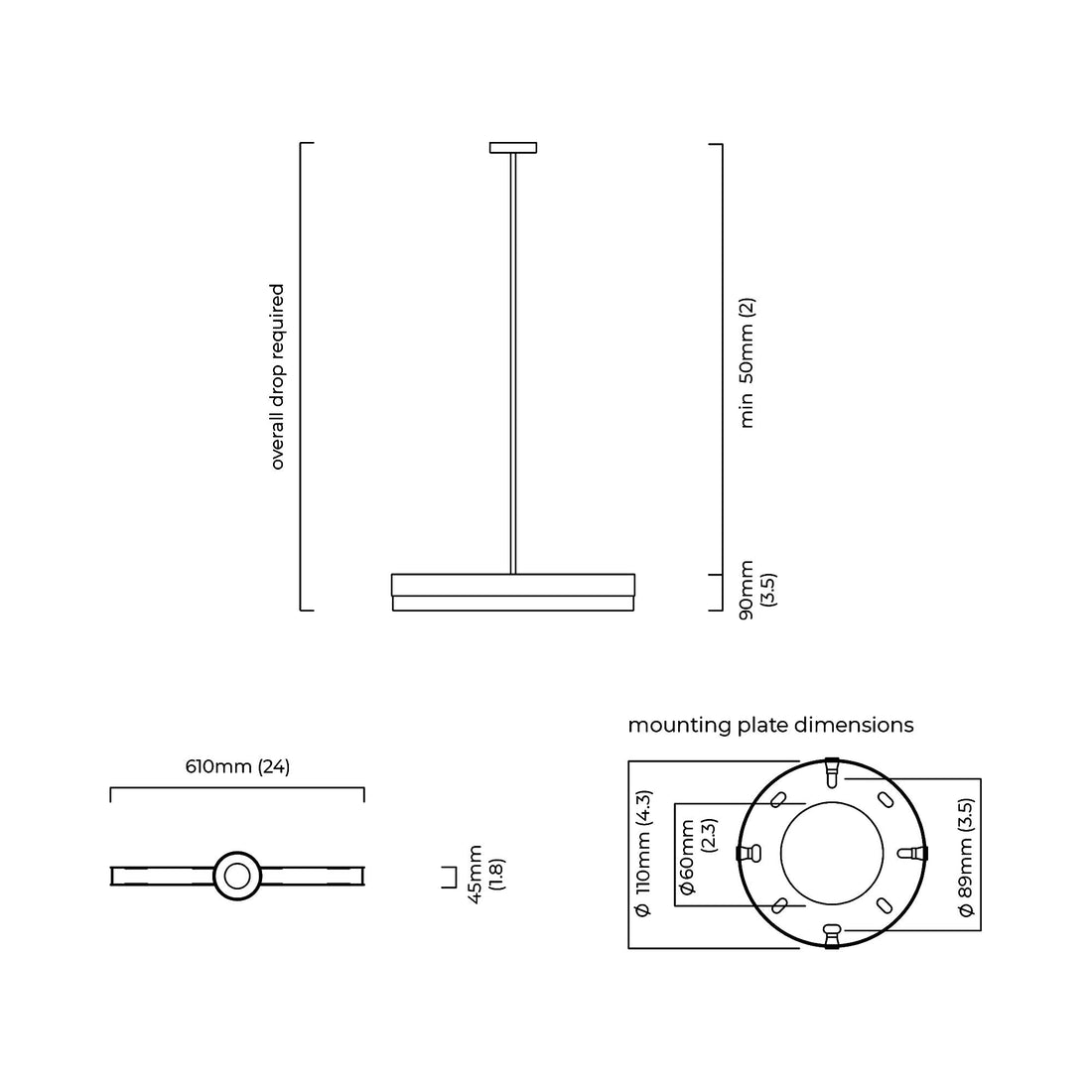 Artes LED Linear Pendant Light