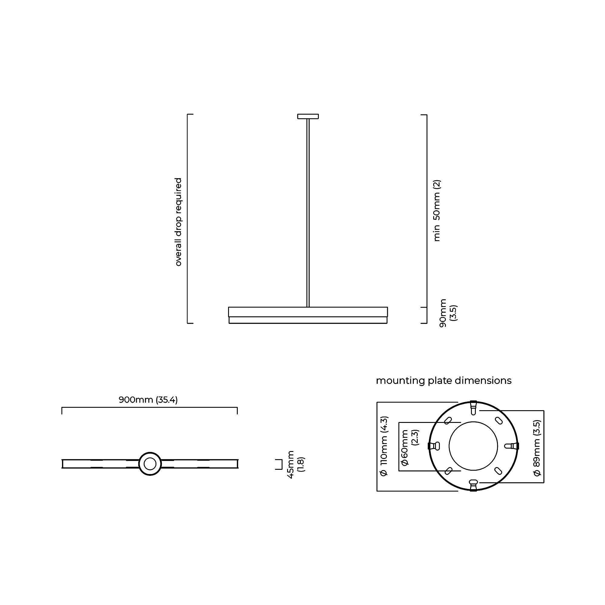 Artes LED Linear Pendant Light