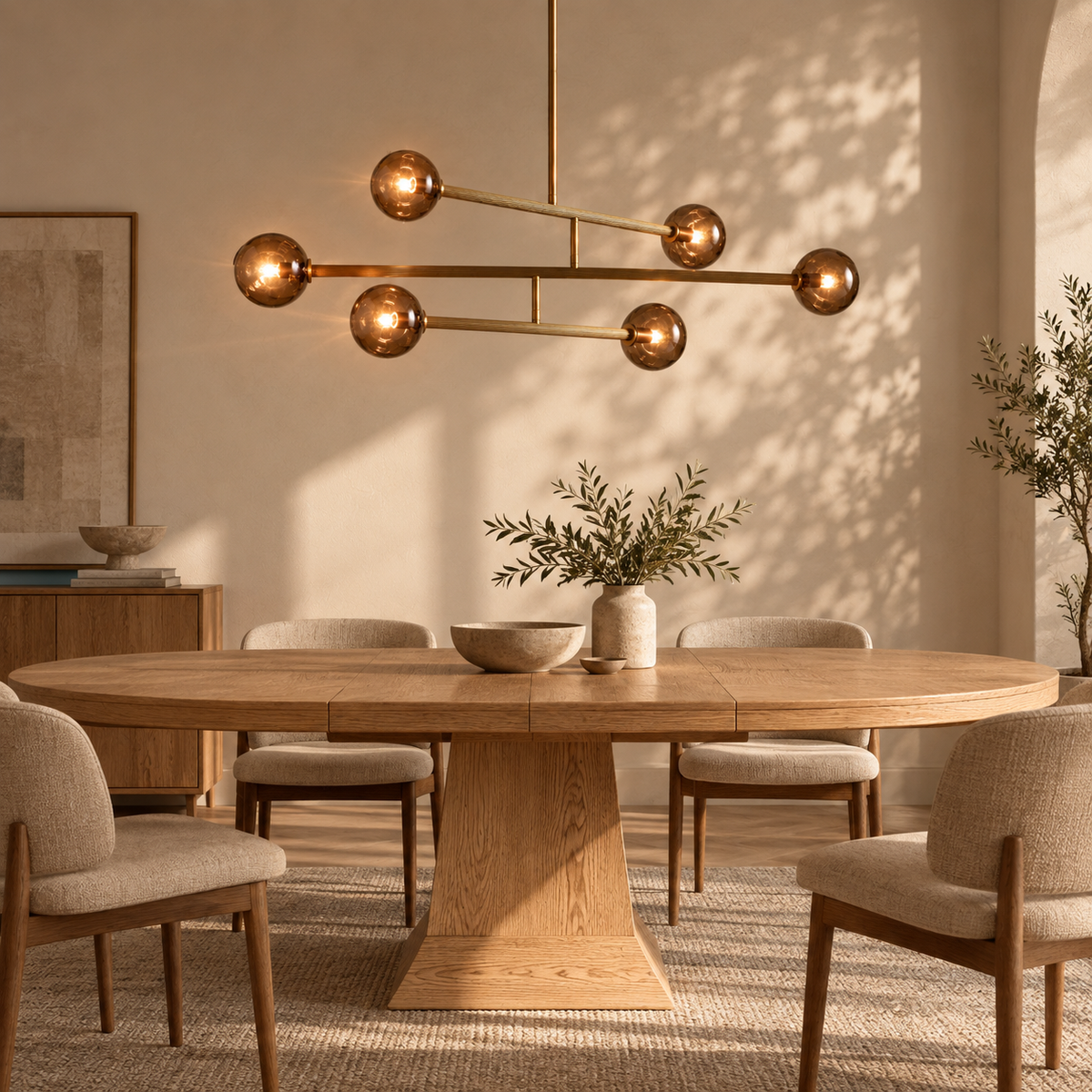 Euphorbia Selina Linear Chandelier