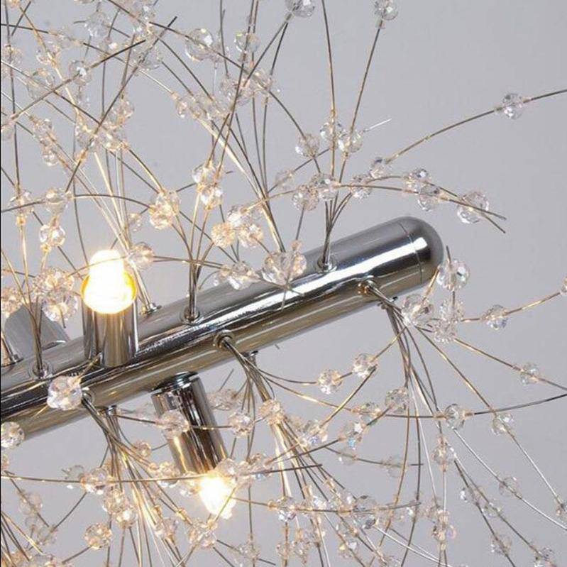 El Sol Kitchen Island Lighting Fixture, Chrome