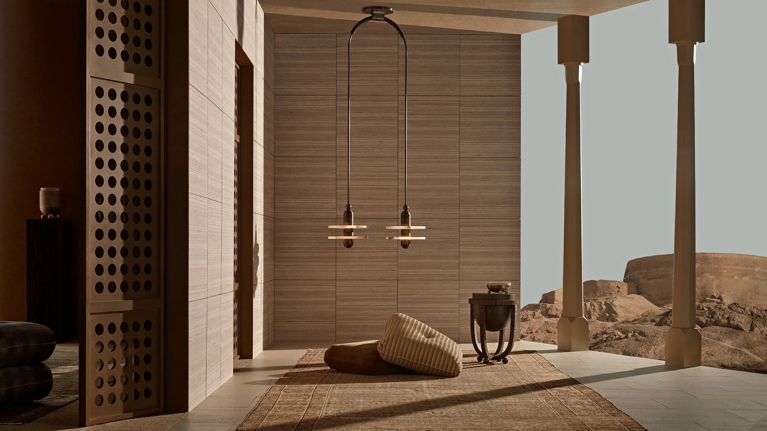 Median Alabaster Mono 2 Pendants