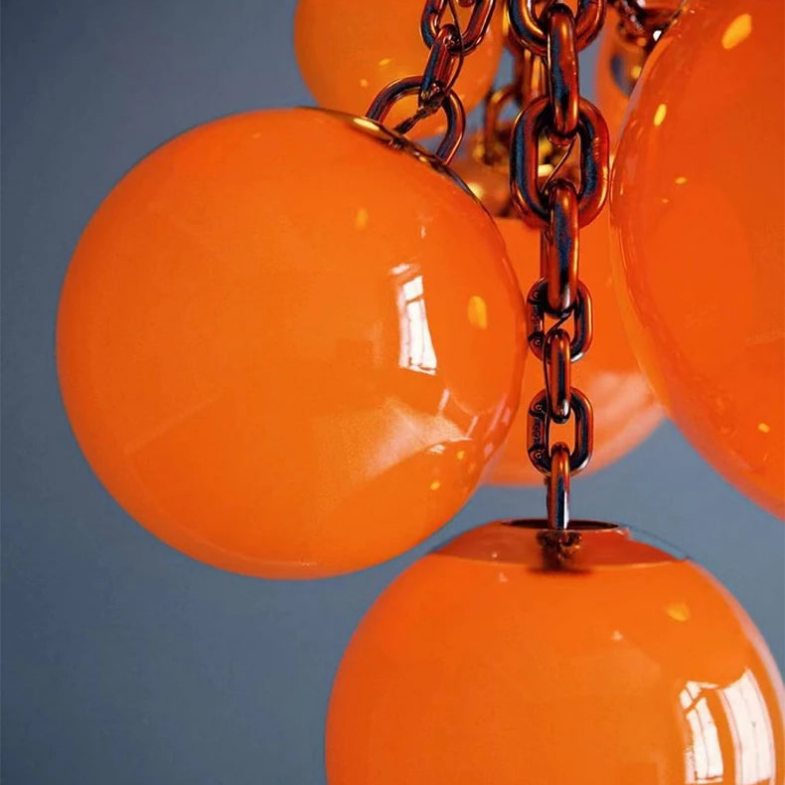 Velymo Grapetta Fruit Grape Hanging Swag Chandelier