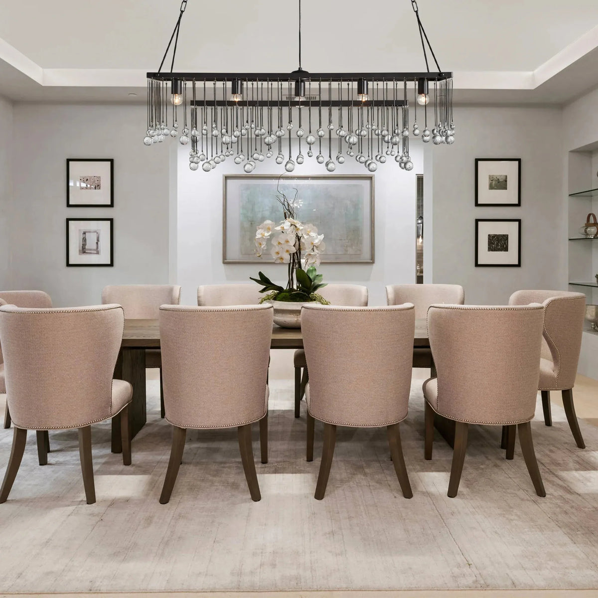 Everly Rectangular Chandelier 47''60''