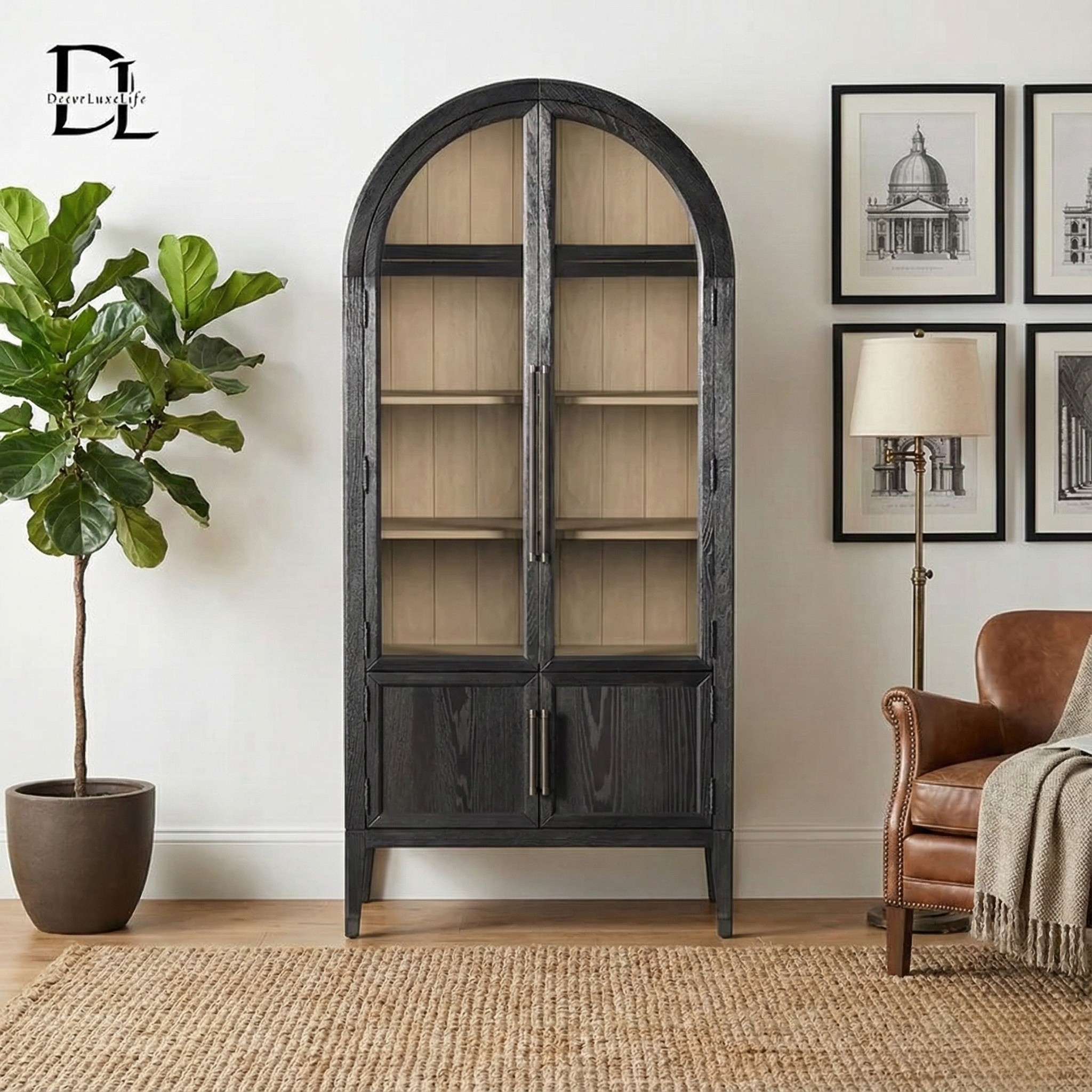 Hattie Glass Cabinet