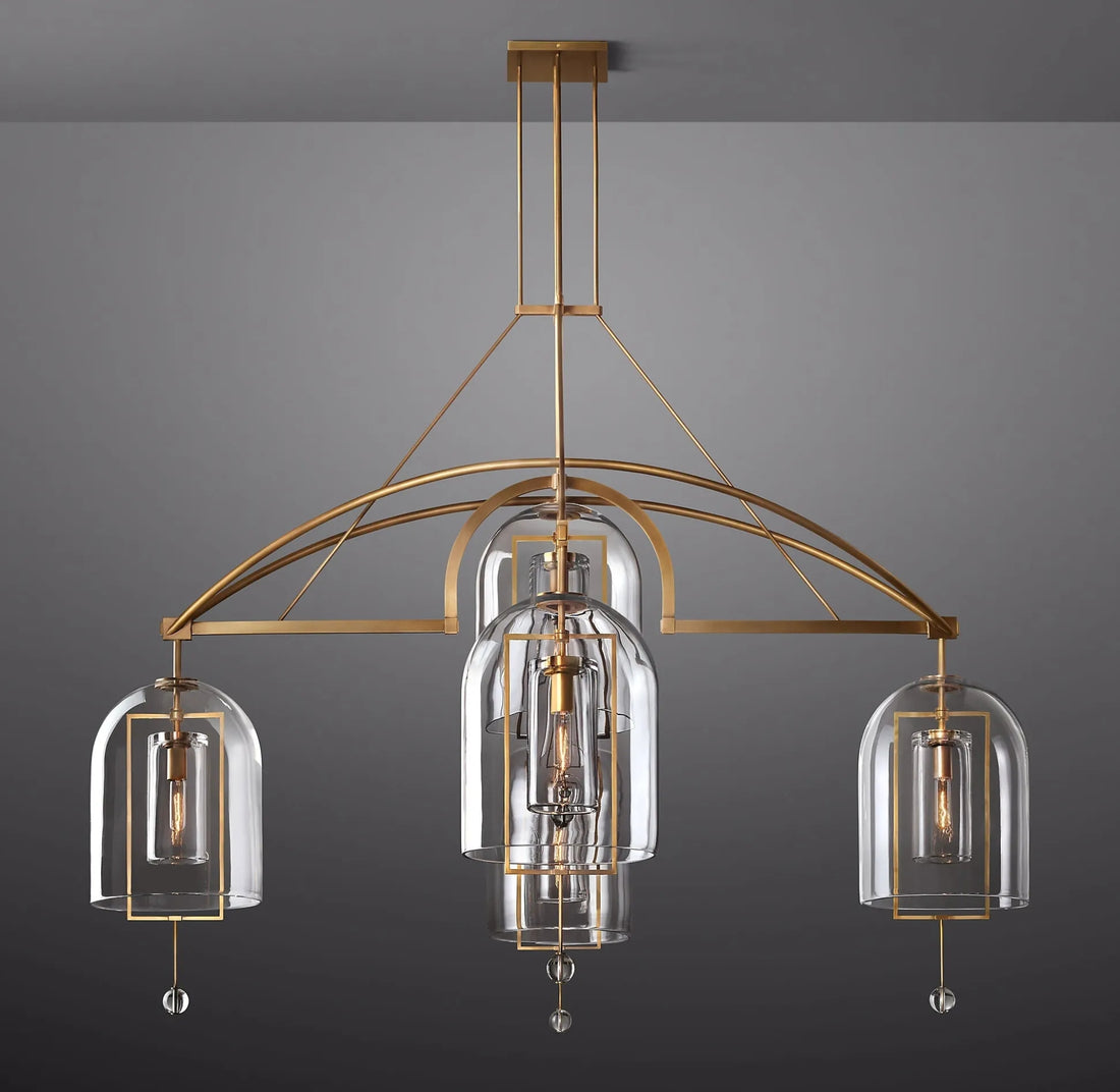 Fulcrumn Round Chandelier 73" 5-Lights
