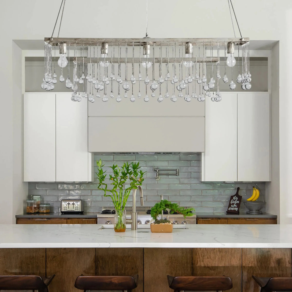 Everly Rectangular Chandelier 47''60''