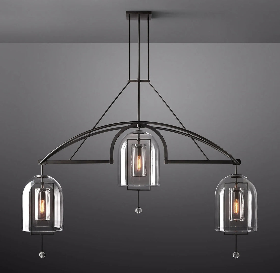 Fulcrumn Round Chandelier  73" 3-Lights